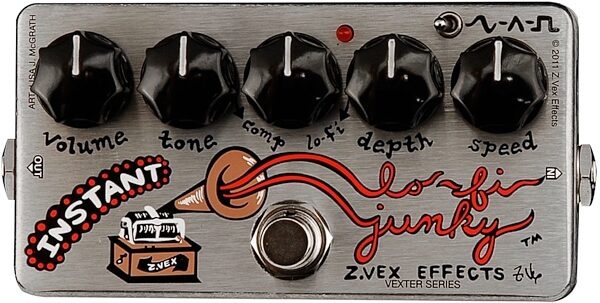 ZVEX Vexter Instant Lo-Fi Junky Chorus Vibrato Pedal, Blemished, Main