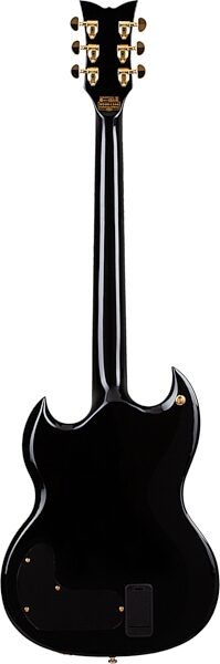 Schecter ZV-H6LLYW66D-S Zacky Vengeance Electric Guitar, Gloss Black, Action Position Back