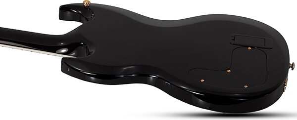 Schecter ZV-H6LLYW66D-S Zacky Vengeance Electric Guitar, Gloss Black, Action Position Back