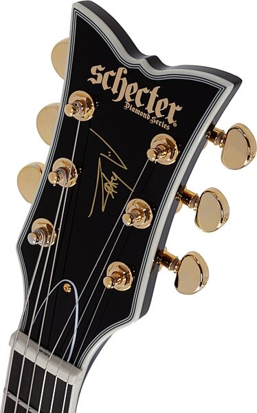 Schecter ZV-H6LLYW66D-S Zacky Vengeance Electric Guitar, Gloss Black, Action Position Back