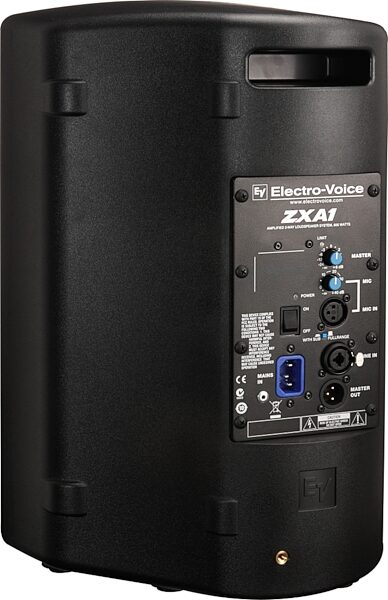 Electro-Voice ZXA1 Active Loudspeaker (800 Watts, 8"), Black, Pair, Rear