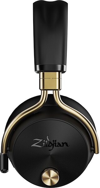 Zildjian Alchem-E Perfect Tune Wireless Bluetooth Headphones, Black, Action Position Back