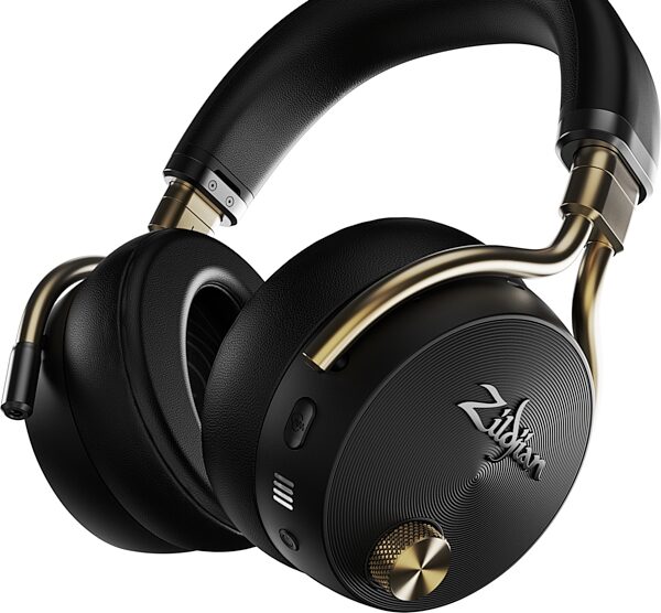 Zildjian Alchem-E Perfect Tune Wireless Bluetooth Headphones, Black, Action Position Back