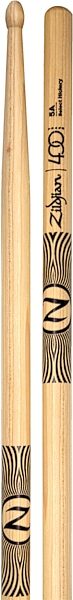 Zildjian Limited Edition 400th Anniversary 5A Wood Drumsticks, New, Action Position Back