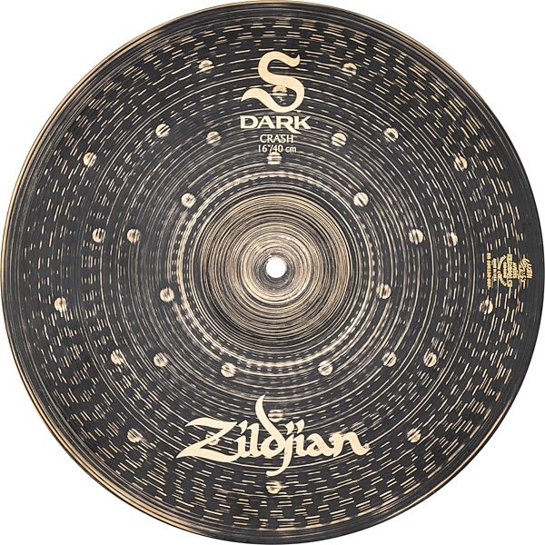 Zildjian S Series Dark Crash Cymbal, 16 inch, Action Position Back