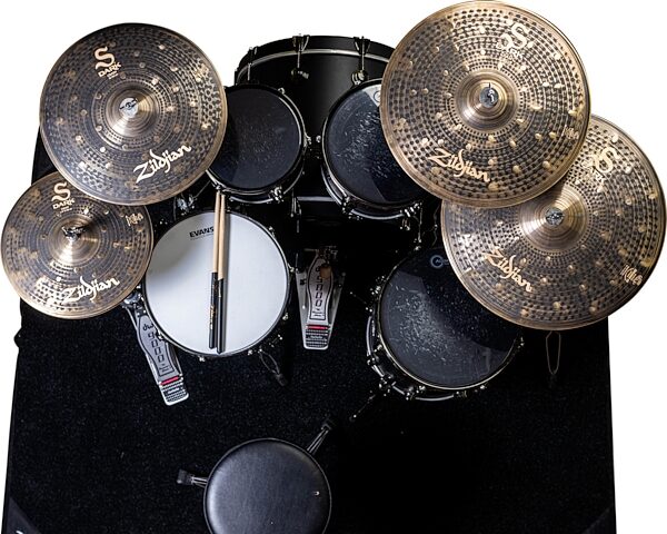 Zildjian S Series Dark Crash Cymbal, 16 inch, Action Position Back