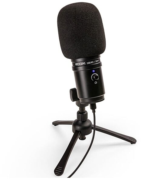 Zoom ZUM-2PMP USB Microphone Podcast Pack, New, MicwithStand
