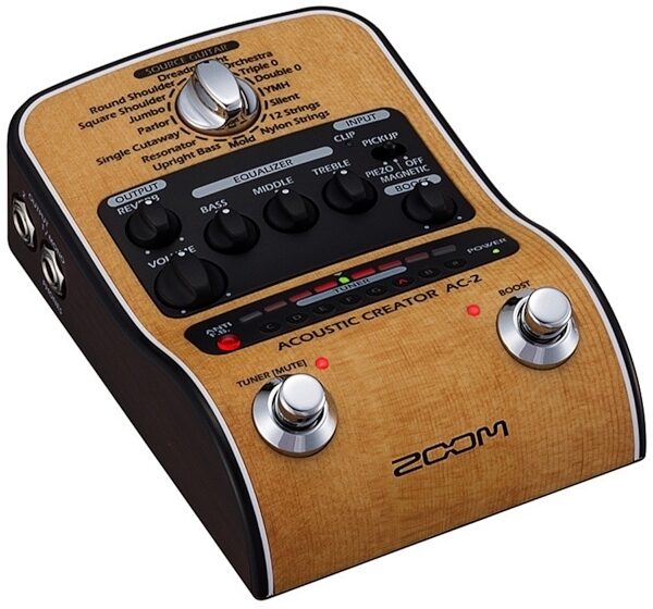 Zoom AC-2 Acoustic Creator Enhanced Direct Box, New, Alt