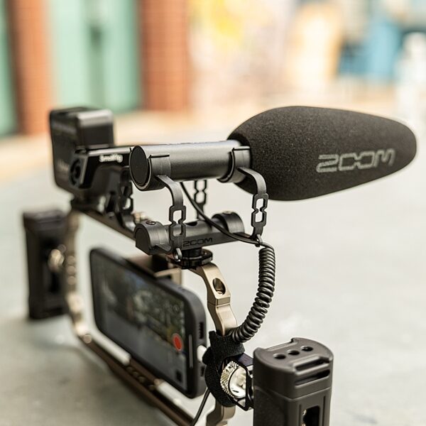 Zoom ZSG-1 On-Camera Shotgun Condenser Microphone, New, In Use