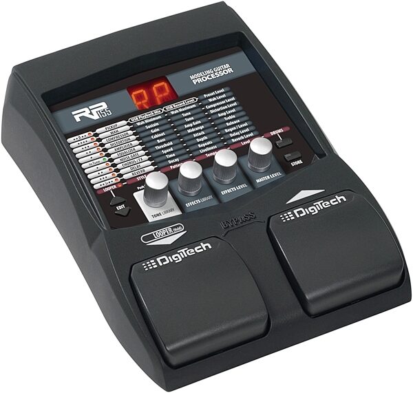 DigiTech RP155 Guitar Multi-Effects Pedal, New with Nady HP03 Headphones