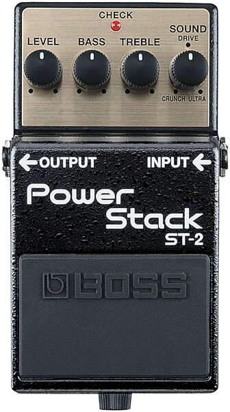 Boss ST-2 Power Stack Distortion Pedal, New with Boss BC-30 Case