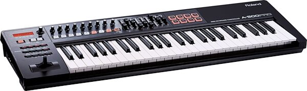 Roland A-500PRO USB/MIDI Keyboard Controller (49-Key), New, Angle