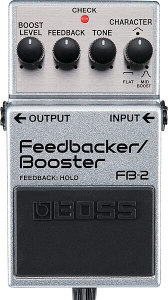 Boss FB-2 Feedbacker Booster Pedal, With Boss BCB-30 Case