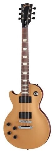 Gibson LPJ Les Paul Electric Guitar, Left-Handed (with Gig Bag), Gold Top