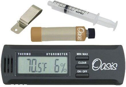 Oasis OH3 Humidifier and Hygrometer Combo Packs, OH3CP Case Plus Pack