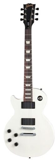 Gibson LPJ Les Paul Electric Guitar, Left-Handed (with Gig Bag), White