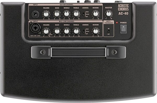 Roland AC-40 Acoustic Chorus Guitar Combo Amplifier, Top