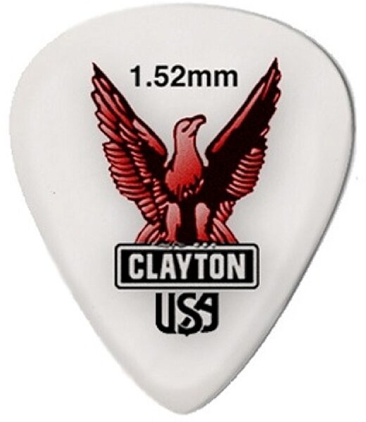 Clayton Acetal/Polymer Guitar Picks (12-Pack), Standard