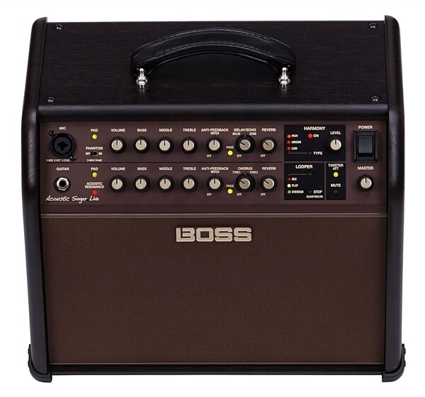 Boss Acoustic Singer Live Acoustic Guitar Amplifier, New, Panel