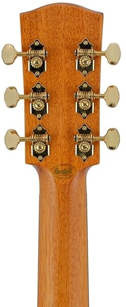 Bedell BSMCE-28-G Encore Orchestra Acoustic-Electric Guitar with Gig Bag, Headstock Back