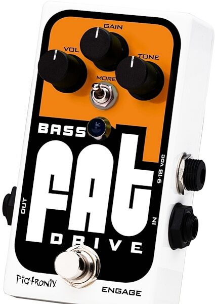 Pigtronix Bass FAT Drive Pedal, Angle