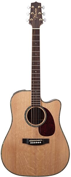 Takamine EG340DLX Dreadnought Acoustic-Electric Guitar, Front