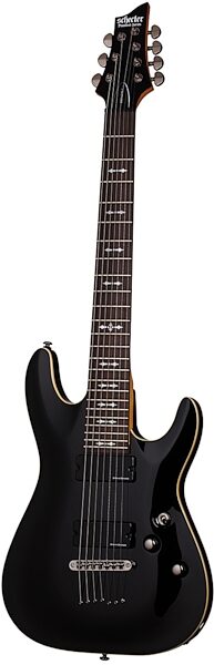 Schecter Omen 7 Active Electric Guitar, 7-String, Black