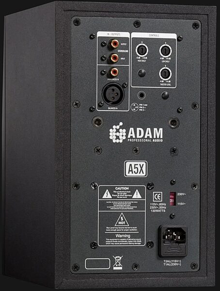 ADAM A5X-Sub8 Studio Monitor Bundle, Rear
