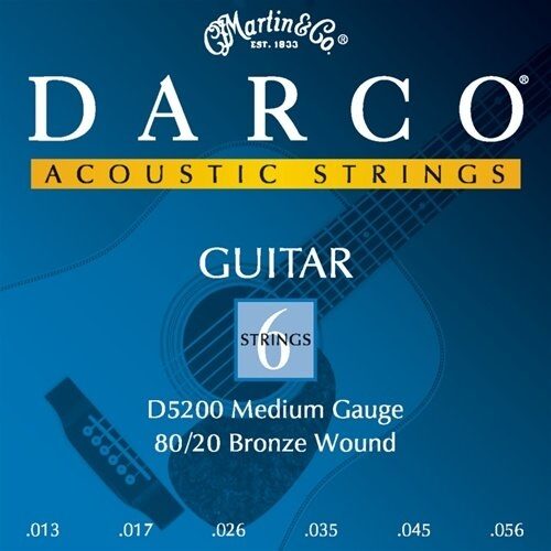 Martin Darco Acoustic Guitar Strings, D5200