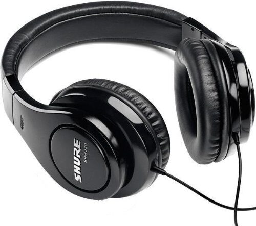 Shure SRH240A Studio Headphones, New, Main