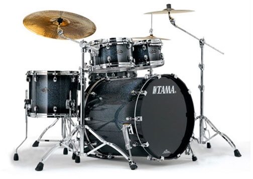 Tama PC42S Starclassic Performer B/B Drum Shell Kit, 4-Piece, Sparkle Indigo