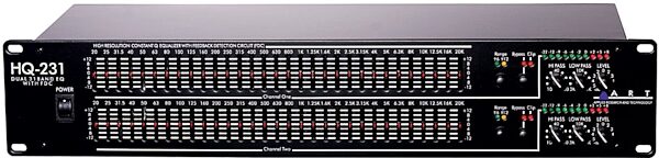 ART HQ231 Dual 31-Band Equalizer with Feedback Finder, Main