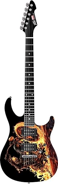 Peavey Predator Plus Stoptail EXP Electric Guitar, Ghost Rider