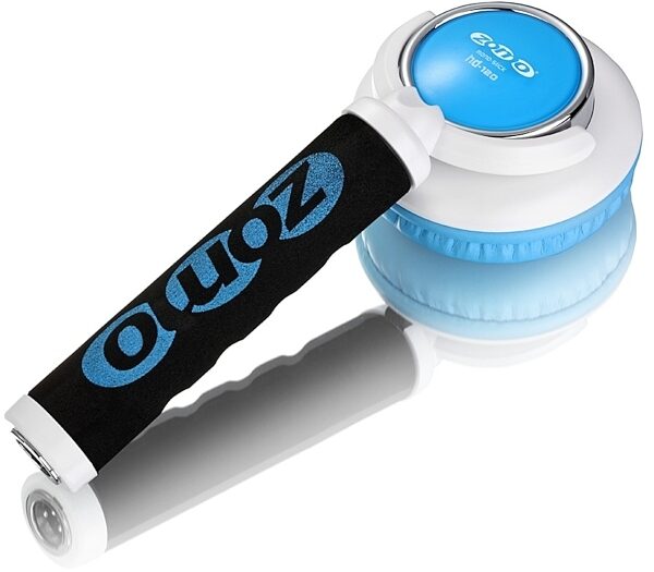 Zomo HD-120 Mono-Stick Headphone, White and Blue