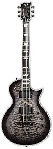 ESP Original Series Eclipse CTM Electric Guitar (with Case), See Thru Black Sunburst