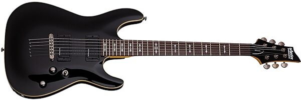 Schecter Omen 6 Active Left-Handed Electric Guitar, Gloss Black