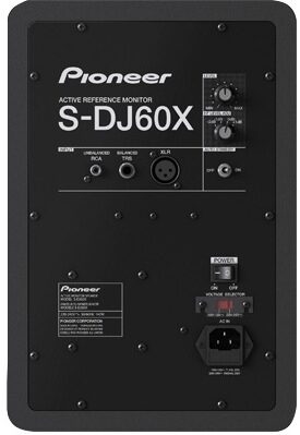 Pioneer S-DJ60X Active DJ Speaker, Rear