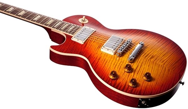 Gibson 2013 Les Paul Standard Plus Electric Guitar with Case, Left-Handed, Heritage Sunburst - Closeup