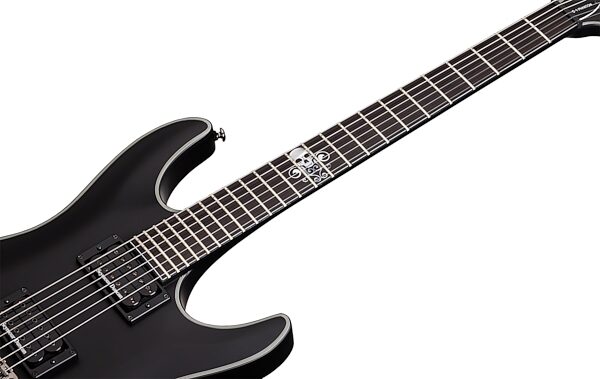 Schecter BlackJack SLS C-1 Passive Electric Guitar, Satin Black Neck