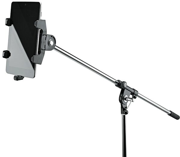K&M 19742 Tablet PC Microphone Stand Holder, In Use