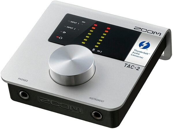 Zoom TAC-2 Thunderbolt Audio Interface, Right Angle