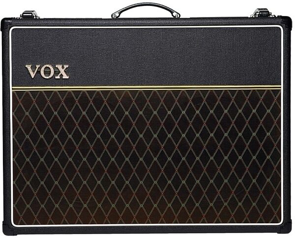 Vox AC15 Custom Twin Guitar Combo Amplifier (15 Watts, 2x12"), AC15C2, Front
