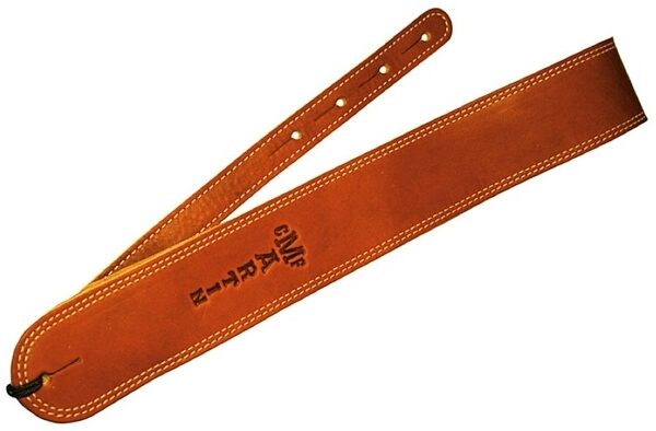 Martin Ball Glove Leather Guitar Strap, Brown, Blemished, Brown