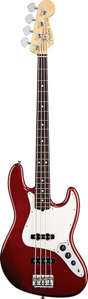 Fender American Standard Jazz Electric Bass, Rosewood Fingerboard with Case, Candy Cola