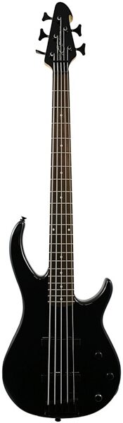 Peavey Millennium Bass 5 Quilt Top BXP 5-String Electric Bass, Gloss Black