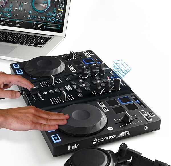 Hercules DJ Control AIR DJ Control Surface, In Use