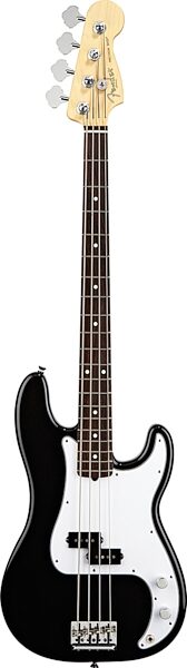 Fender American Standard Precision Electric Bass, Rosewood Fingerboard with Case, Black