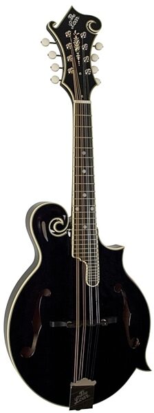 The Loar LM-600 F-Style Mandolin with Case, Black