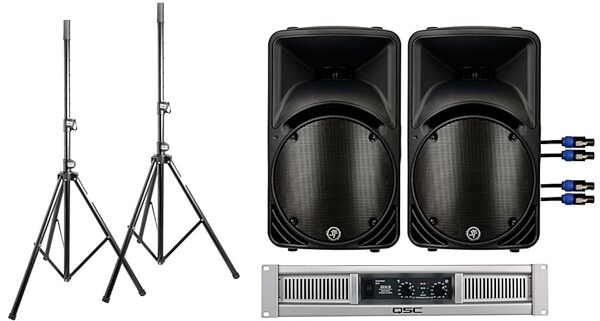 Mackie C300z and QSC GX3 Complete PA System, Main