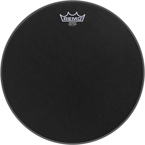 Remo Black Suede Emperor Drumhead, 8 inch, BE-0808-ES, Main
